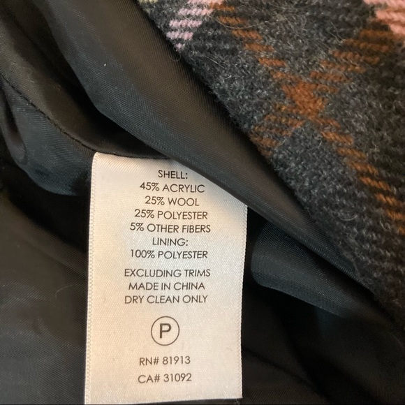 Wool-blend tartan pencil skirt - Picture 8 of 9